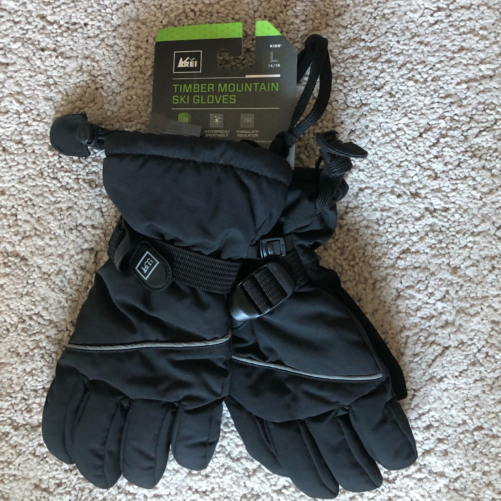 REI kid ski gloves